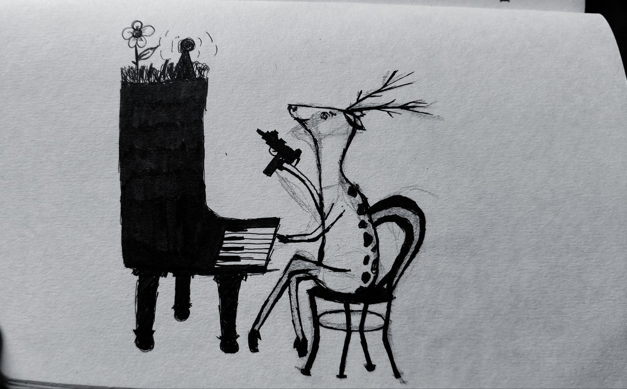 Are deers chaotic ?
